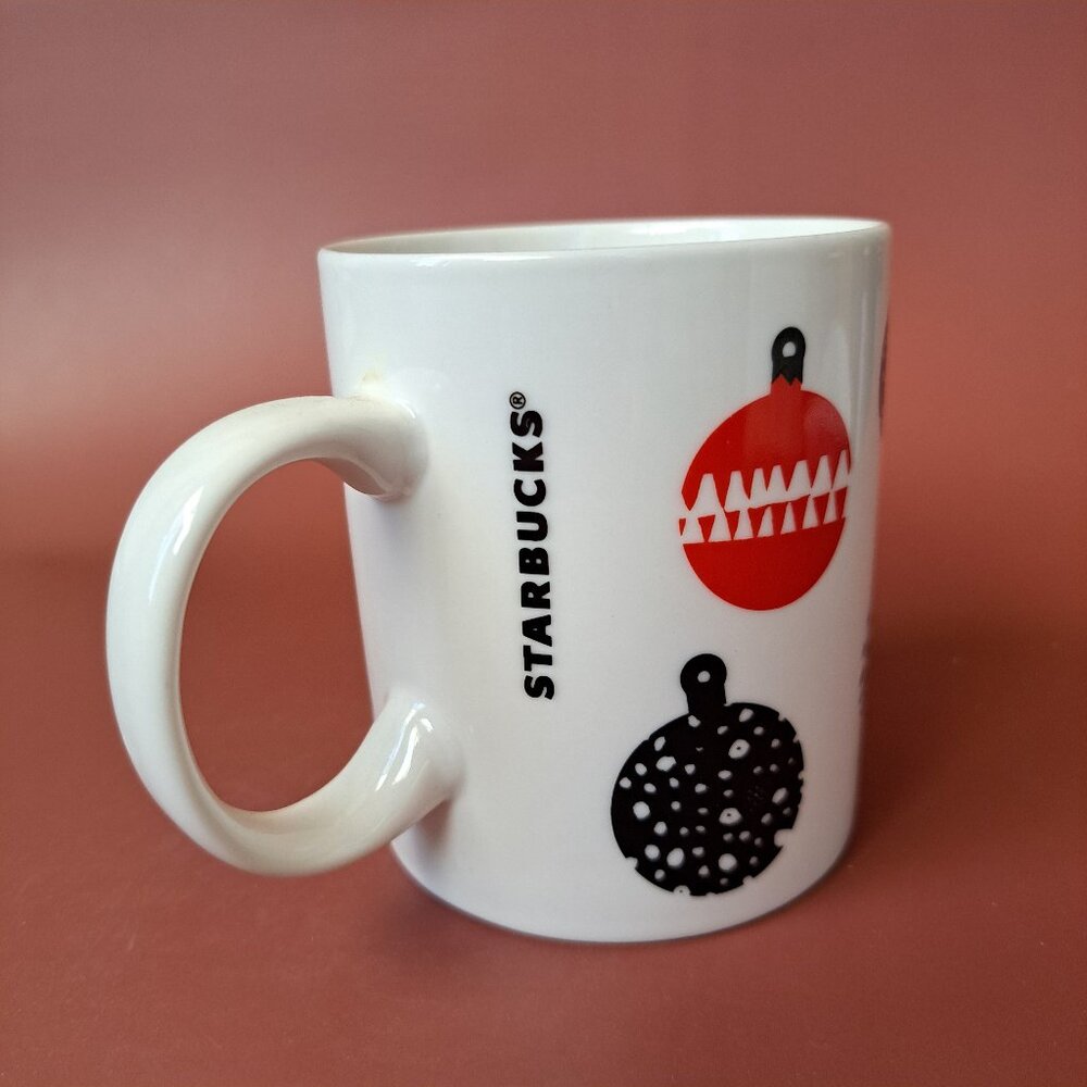 Starbucks Coffee Tea Mug Cup 12 fl oz Christmas Holiday Ornaments 2016 - Picture 7 of 10